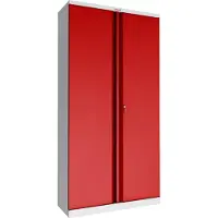 Phoenix SCL1891GRK - Stahlschrank - Schlüsselschloss - Grau / Rot - 91,5 x 37,0 x 183,0 cm