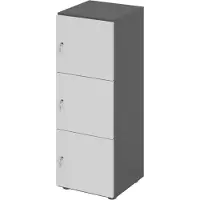 Hammerbacher Schliessfachschrank 3OH 3xDS gp/gr