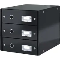 Leitz Aufbewahrungsbox, Click & Store-Schrank mit 3 Schubladen (10K268A)