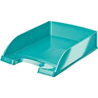 Leitz Ablagekorb Wow 5226, DIN A4, 5 Stück, eisblau