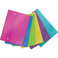 Leitz Dokumentenmappe Wow, DIN A4, Druckknopf