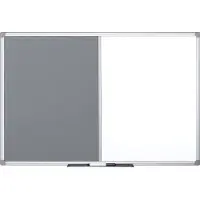 BI-Office Kombitafel MAYA, kombinierte Pinn-und Whiteboardtafel, Kork oder Filz, div. Grössen