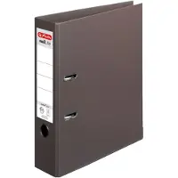 Herlitz Ordner maX.file protect plus, DIN A4, Rückenbreite 80 mm, 10 Stück, braun