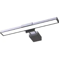 Unilux Travelight, Schwarz, ABS, Aluminium, 4 W, LED, 3700 K, 2900 K