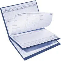 BOI 3-Deckel-Dokumentationsmappe Professional Line Plus, DIN A4, 4 Heftmechaniken, Klarsichttasche, B 240 x H 310 mm, blau, 10 Stück