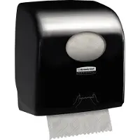Kimberly Clark Dispenser Håndklæderulle Aquarius 37.4x29.7x24.8 cm Sort til Kleenex/Scott,1 stk