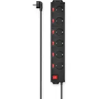 Hama 223160 6 Steckdosen Mit Schalter Mehrfachsteckdose 1.4 M