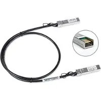 Lancom Systems SFP-DD-DAC50-1M, 1 m, SFP-DD, SFP-DD, Männlich/Männlich, Schwarz, Stahl, 50 Gbit/s