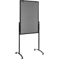 Legamaster Multiboard Premium Plus, Pinnboard und Whiteboard, B 760 x H 1200 mm, grau