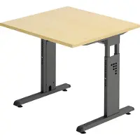 Hjh OFFICE PRO MEGA 8 G - 80 x 80 h?henverstellbar Ahorn/Graphit