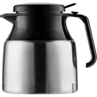 Helios preisser Isolierkanne Mondial Push 1,3l Edelstahl edelstahl/schwarz