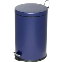 Alco Tretabfalleimer Stahl kunststoffbeschichtet 20l blau