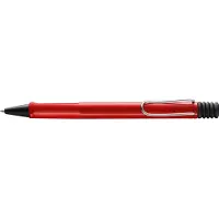 Lamy Kugelschreiber safari rot Schreibfarbe blau