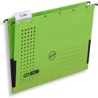 Pierre by Elba chic ULTIMATE Hängetasche, für Formate bis DIN A4, Recyclingkarton, 25 Stück, grün