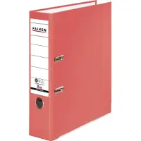 Falken Recycolor Ordner, DIN A4, Rückenbreite 80 mm, 20 Stück, rot