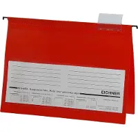 Eichner Hängehefter, DIN A4, 10 Stück, rot