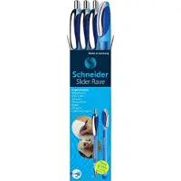 Schneider Schreibgeräte Kugelschreiber Rave+Memo 132574 Blau 0,7mm