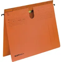 Leitz Hängehefter orange Serie18 Reiterfalz Karton 50 Hefter