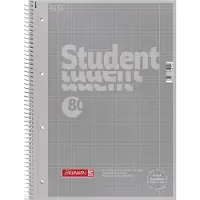 Brunnen 5 Collegeblöcke Student Lineatur 28 kariert DIN A4 Innen- und Aussenrand