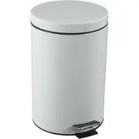 Cep 2905760021 Treteimer - Edelstahl, rund Ø 250 mm, 14 l, weiß