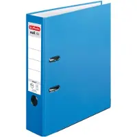 Herlitz Ordner maX.file protect, DIN A4, Rückenbreite 80 mm, 20 Stück, aqua