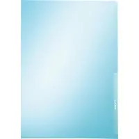 Leitz Sichthülle Premium 4100, DIN A4, glatt, 100 Stück, blau