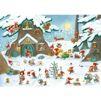 Coppenrath Verlag Sticker-Adventskalender - Im Wichtel-Wimmelwald