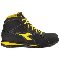 Diadora UTILITY Unisex Glove MID S3 HRO SRA Sicherheitsschuhe, Nero, 43 EU