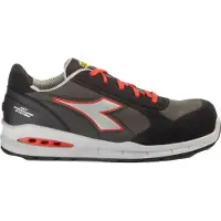 Diadora Sicherheitsschuh RunNet AB LOW C9034 S3S asphalt/silver/red, nach EN ISO 20345:2022 S3S FO SR Größe 41