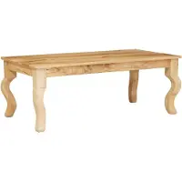 vidaXL Couchtisch Braun 110 x 55 x 40 cm Massivholz Mango