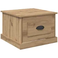 vidaXL Couchtisch Artisan-Eiche 50 x 50 x 35 cm Holzwerkstoff
