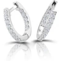 Modesi Charming silver round earrings M23078