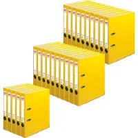 Herlitz Ordner maX.file protect, DIN A4, Rückenbreite 50 mm, 25 Stück, gelb