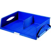 Leitz Ablagekorb Sorty Jumbo, DIN A3 quer, Polystyrol, blau