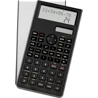 Genie 12071, Tasche, Finanzrechner, 10 Ziffern, 2 Zeilen, Akku, Schwarz