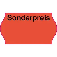 Creenline Auszeichnungsetikett 26 x 12 mm (B x H) rot Sonderpreis 1.500 Etik./Rl. 18 Rl./Pack. 27.000 Etik....