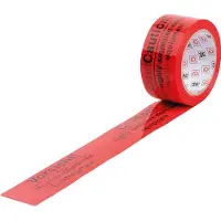 Heckmann Signalklebeband 60 mm x 50 m (B x L) Polypropylen rot Vorsicht hochempfindliche Elektrogeräte