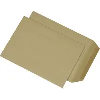 Mailmedia Versandtaschen B5 nassklebend, ohne Fenster,90 g-qm natron braun, Eigengewicht: 9,4 g (3...