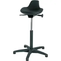Topstar Stehhilfe mit Gleitern Sitzhöhe 590-840mm PU-Sitz Integralschaum