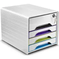 Cep Schubladenbox Smoove 7-311S weiss/schwarz