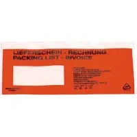 Head Dokumententasche Text des Aufdruckes: Lieferschein-Rechnu Format des Umschlages: DIN C5