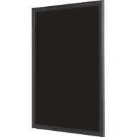 BI-Office Kreidetafel PM3115162 100x45cm Holzrahmen schwarz