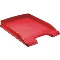Leitz Ablagekorb Plus 5237, DIN A4, 10 Stück, rot