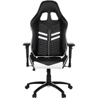 Hjh OFFICE LEAGUE PRO - Gamingstuhl Schwarz / Weiß