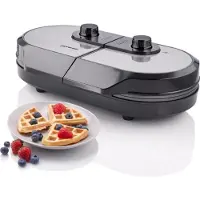 Gorenje WM1400SB, 9 Waffel(n), Herz (Form), Dreieck, Schwarz, 18 cm, Aluminium, 0,7 m