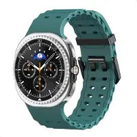 IMoshion Ocean Silikonarmband für Samsung Galaxy Watch 9 (40/44mm) / Watch 8 (40/44mm) / Classic (46mm) - Dunkelgrün