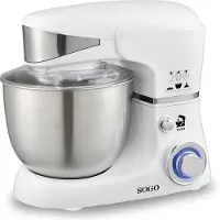 Sogo BAT-SS-14520, Standmixer, Weiß, Edelstahl, Mixen, 5 l, Edelstahl, Edelstahl