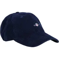 Gant für Herren. 9900213 Cordmütze marineblau (OSFA), Lässig, Baumwolle