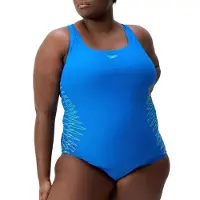 Speedo Digital Placement Medalist Badeanzug Damen (plus size) 50
