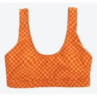OAS Bikinioberteil Damen Orange Chess Sport-XS
